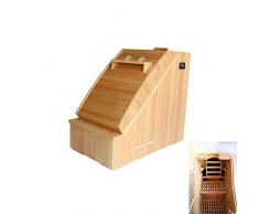 DZWJ Sauna a Vapore in Legno Spa, Sauna terapeutica Personale Sauna a Vapore Spa Personale riscaldatore per disintossicare la Perdita della casa Mobile Peso