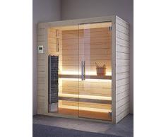 GRANDFORM sauna finlandese stufa elettrica due posti seduti o un posto semisdraiato . TOWER PRO 1510 (cm. 150 x 100 x 208 H.)