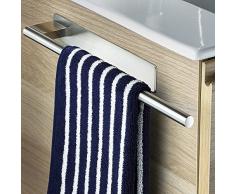 OETAMS Porta Asciugamani Bagno, Portasciugamani da Parete Adesivo in Acciaio Inox Senza Foratura Porta Salviette Bagno 39CM