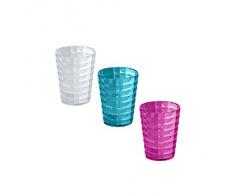 Gedy GL989200300 Portaspazzolini turchese L8.5H11P8.5cm