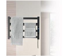 VVLXRIC Asciugabiancheria Elettrico, con Timer Fissato al Muro Scaldasciugamani Elettrico, Termosifone Scalda Asciugamani,470x300mm