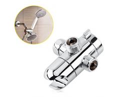 Deviatore a 3 vie Bathroom valvola Angolo per braccio doccia a mano Combo