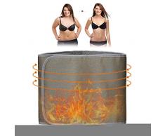 MZQQ Cintura Massaggiante Elettrica per Addominali, Snellente Corpo Multifunzione da Cintura con la Sauna Riscaldamento a Infrarossi Perdita di Peso Veloce