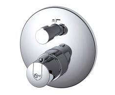 Ideal Standard A4888AA Ceratherm 100 New Miscelatore termostatico ad incasso individuale con deviatore per vasca/doccia, cromato