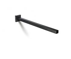 Sagittarius One 400S1-B Porta Asciugamani Bagno Nero Opaco | Porta Asciugamani Bagno Da Parete 40CM | Appendi Asciugamani Bagno | Porta Asciugamani Nero Acciaio Inossidabile SUS304