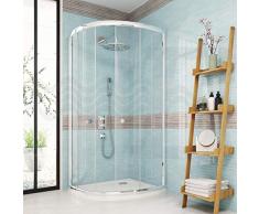 BOX DOCCIA CIRCOLARE CRISTALLO 4MM LINEA OXYGEN (cm 88-90 - H.190)