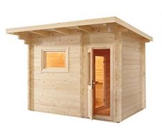 Sauna finlandese Norvegia per 6 persone da esterno con spogliatoio