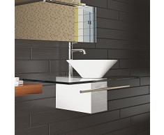 Vanità / designer bacino Serie 120 / Alpi Berger / mobili da bagno di vetro / soluzione di lavabo / bacino di ceramica / piano in cristallo / lavandino / lavabo / bagno per gli ospiti