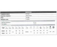 SEDIA COMODA PER WC E DOCCIA SU RUOTE - IMBOTTITURA IN PVC