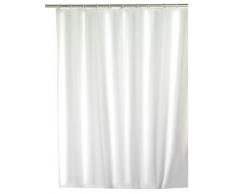 Wenko 19146100 Tenda Doccia Monocolore Lavabile, Poliestere, 180 x 200 cm, Bianco