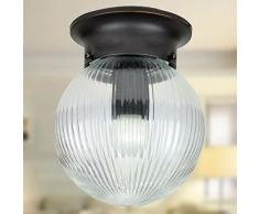 Stripe corridoio-Lampada da soffitto in vetro bagno Washroom Creative bagno d'Lampadario da soffitto