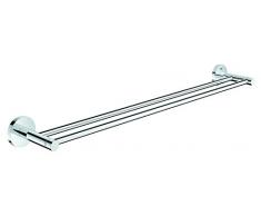 GROHE Porta Salviette Doppio Essentials, 40802001, Cromo