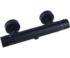 Cornat NERS3 NERS3-Miscelatore termostatico per Doccia Noir, Colore: Nero Opaco