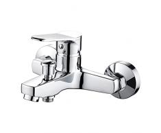 IBERGRIF M13059-1 - Miscelatore per vasca da bagno, a parete, monocomando, in ottone cromato