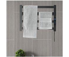 VVLXRIC Scaldasciugamani Elettrico, con Riscaldamento Rapido Temporizzato Termoarredo Elettrico, Termoarredo Elettrico da Parete,470x300mm