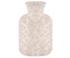 FLYILY Borsa Dellacqua Calda da 2L con Copertina morbida e Accogliente di alta qualità Copertura della Bottiglia Pelosa Rimovibile e Lavabile(Light,2L)