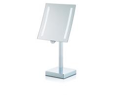 kela 20627 Specchio, Metallo, Argento