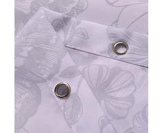 Tende Doccia Impermeabile 240 x 200 cm, Tende da Doccia per Vasca, Moon mood Polyester Shower Curtains Bath Waterproof Anti-mold Curtain Bathroom Tenda Doccia da Bagno Decorativo Vivid Colori (12 anelli inclusi)