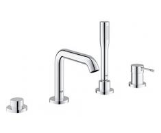 Grohe 19578001 Miscelatore Monocomando Bordo Vasca a 4 Fori Essence New, Cromo