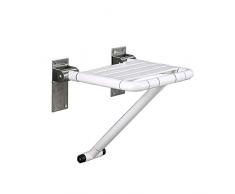 LXYYSG Sedile Doccia Ribaltabile, Sgabello a Parete Pieghevole Bagno Doccia Sgabello Sedia Pieghevole, Antiscivolo Sgabello Bagno, Facile da Installare, per Anziani Senior, Disabili, Donna Incinta