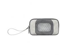 Perfeclan Porta salviette umidificate portatile Custodia riutilizzabile per passeggino da viaggio allaperto, GRIGIO