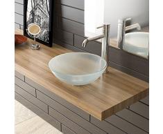 Vetro satinato Ltd lavabo a bacinella Ø 38 cm di Alpi Berger®