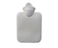 Borsa Acqua Calda 500ML,Morbida Copertura Premium Borsa dellacqua calda Grande Boule Acqua Calda,Borse di Acqua Calda,Hot Water Bottle,Regalo per Alleviare il Dolore (Grigio)