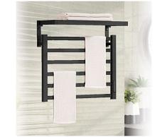 VVLXRIC Scaldasciugamani Elettrico, Intelligente con Timer Scalda Salviette per Bagno Elettrico, Scaldasalviette Elettrico da Parete,585x550mm