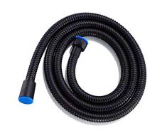 Tubo doccia,YMWALK tubo doccia1,5 m in acciaio inossidabile di ricambio Tubo flessibile antiperdite e anti-attorcigliamento, interfaccia universale standard (G1/2) per la maggior parte dei sanitari