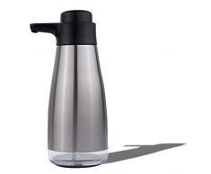 AIKE AK1062 Dispenser di Sapone da Cucina da 470 ml, Dispenser di Sapone Liquido in Acciaio Inossidabile, Utensili da Cucina