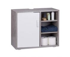 bianco Armadietto medicinali cassetta farmaci con 2 ripiani bagno corridoio 31 x 11 x 36 cm colore