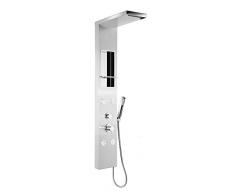 METAFORM AQUALINE COLONNA DOCCIA CITY BAGNO ACCIAIO INOX AISI 304*