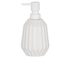 SEALSKIN Distributore di Sapone, Porcellana, Bianco, 9,1x9,1x16,5 cm