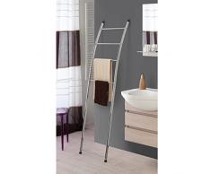 FERIDRAS Scala Portasciugamani, 4 Barre, Cromo, 10x44x150 cm