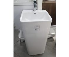 GT-LUX LAVABO ALTO DA TERRA IN CERAMICA QUADRATO YT-213