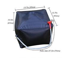 40 litri / 10 galloni Doccia solare sacchetto esterno d'escursione di campeggio di Camp doccia portatile leggero Doccia Borsa per uomini e donne