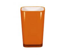 Kleine Wolke - Bicchiere portaspazzolino Easy, colore: Arancio