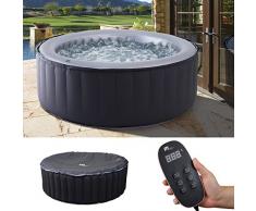 Mendler Piscina idromassaggio MSpa HWC-A62b gonfiabile 6 persone Ø 204cm