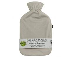 Borsa dellacqua calda da 1.8 litri con fodera di alta qualità in pile super soft korean, nuovo modello - TÜV Rheinland testato (camel)