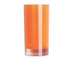 Excelsa Linea Bagno Bicchiere Portaspazzolini, Plastica, Arancione
