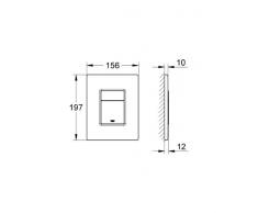 Grohe New Tempesta 27577001 Set Asta Doccia 4 Getti con Manopola Doccia, Diametro 100 Mm [Vecchio Modello]