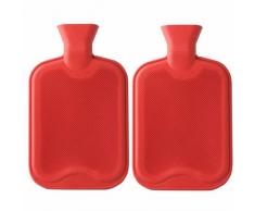 Borsa Acqua Calda Grande 2L, 2x Boule Acqua Calda, Borsa dellAcqua Calda, Borse Acqua Calda, Hot Water Bottle Regalo per Alleviare il Dolore