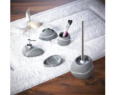 Ridder 22190507 Little Rock - Dispenser Sapone, Colore: Grigio