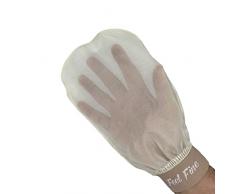 Scrub per il viso Turco 100% seta Guanto per il viso Guanto da bagno Scrub per il corpo Donna Uomo Doccia Spa di Feel Fine(Crema e Feel Fine)