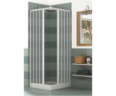 Box doccia in PVC - 2 lati - Apertura Angolare - 70 x 90 cm