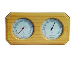 Sauna in legno termometro e igrometro doppio sauna in legno Hygrothermograph sauna stanza di grandi dimensioni