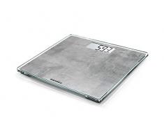 Soehnle Style Sense Compact 300 Bilancia pesapersone, Bilancia digitale display LCD, Bilancia pesa persona digitale piedi antiscivolo, grigio Concrete