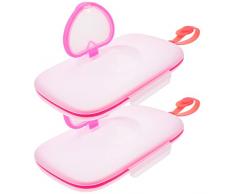 Artibetter Dispenser di Salviette per Neonati Custodia Portatile per Salviettine Umidificate Porta Salviette per Neonati Dispenser Riutilizzabile per Salviette per Neonati Mantiene Le