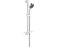 Grohe Vitalio Comfort 100 Set Asta Doccia a 4 Getti, con vassoio per asta doccia, Installazione veloce, 26098000
