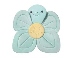 Nuby - Cuscino da bagno a forma di tartaruga per bambini - Morbido cuscino da bagno - Per vasca da bagno o lavandino - Con imbottitura pieghevole - Blu - 0-6 mesi